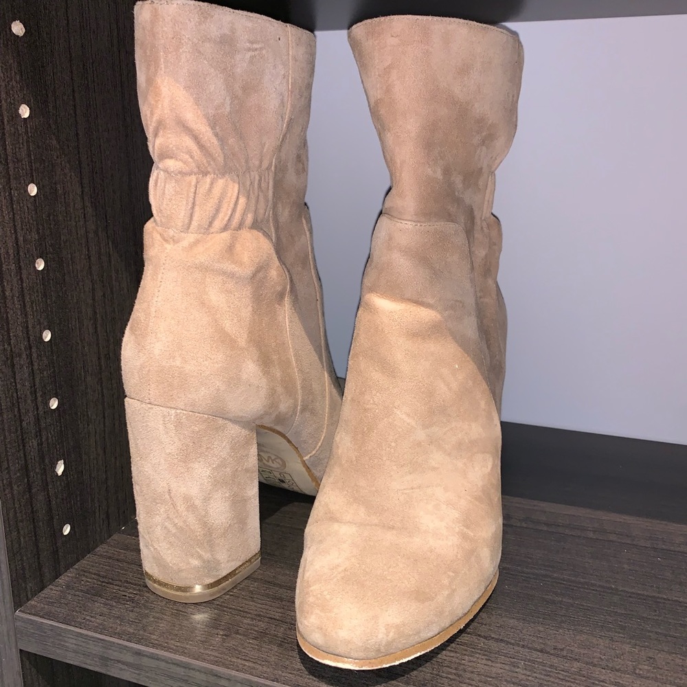 Michael Kors boots suede taupe